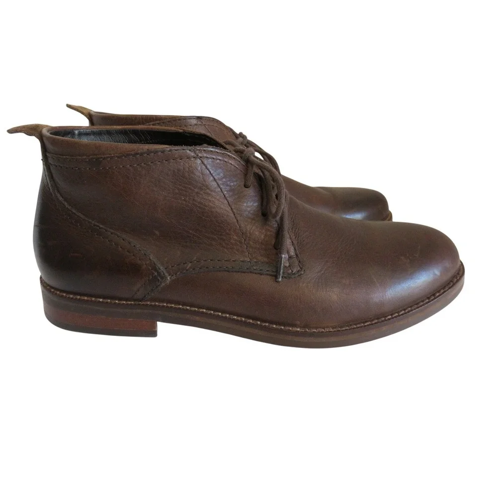 Cole Haan Mens Charles Brown‎ Leather Chukka Boots C11847 Size 9.5 M